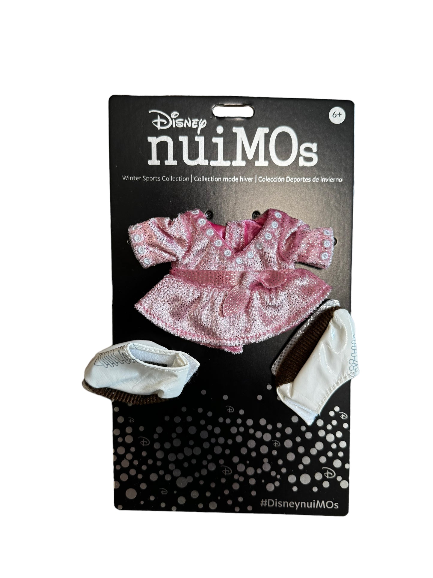 Disney NuiMOS Outfit-Ice Skating Pink Dress