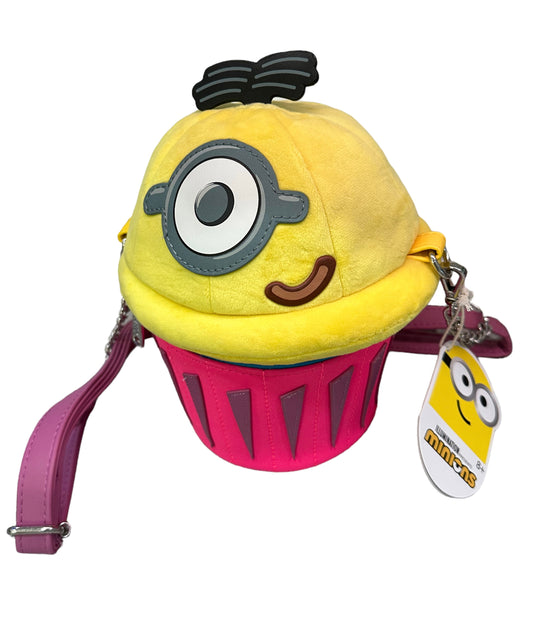 Universal Studios Minion Cupcake Loungefly Crossbody Purse