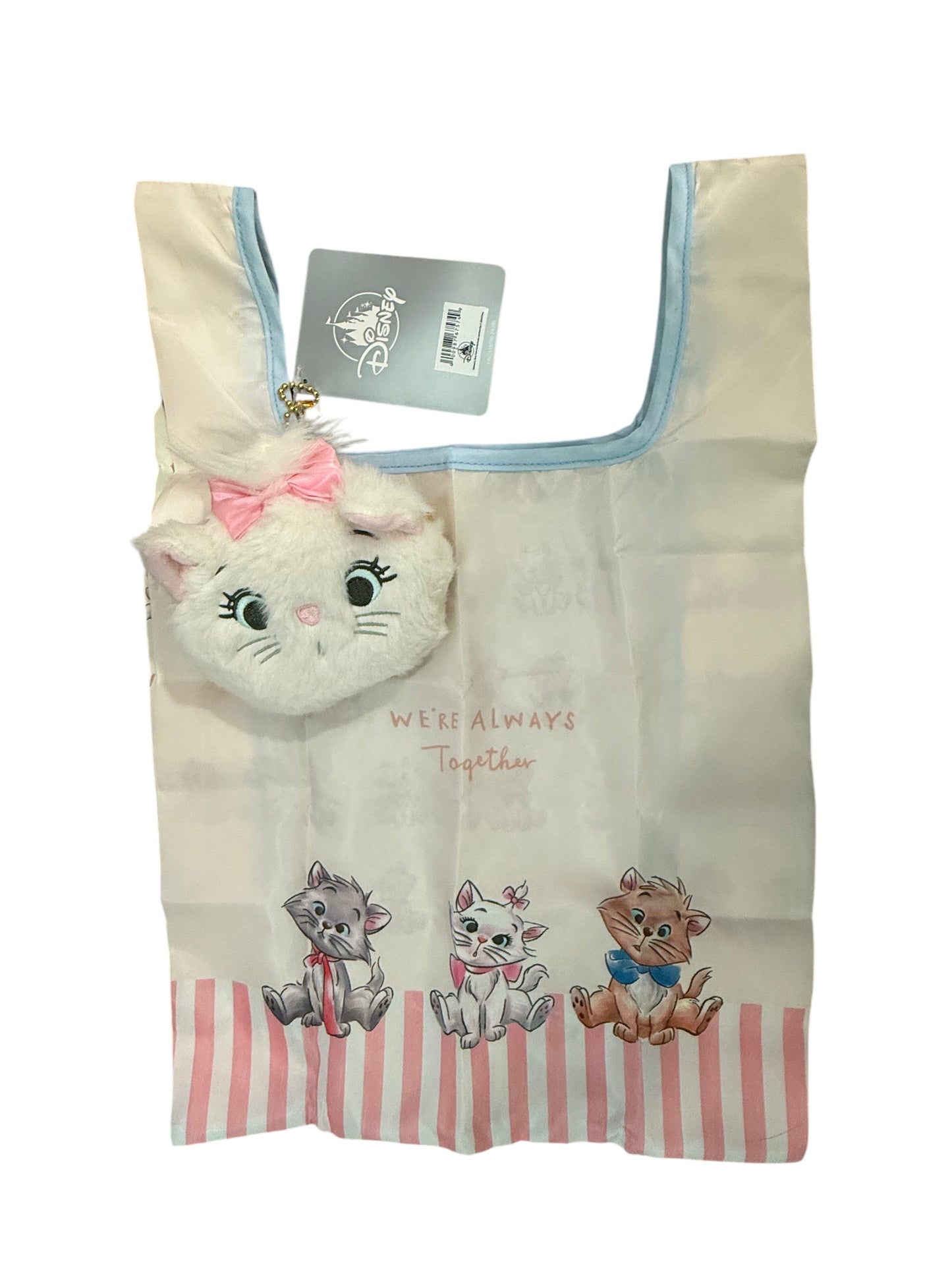 Disney Aristocats Marie Reusable Bag in Plush Pouch