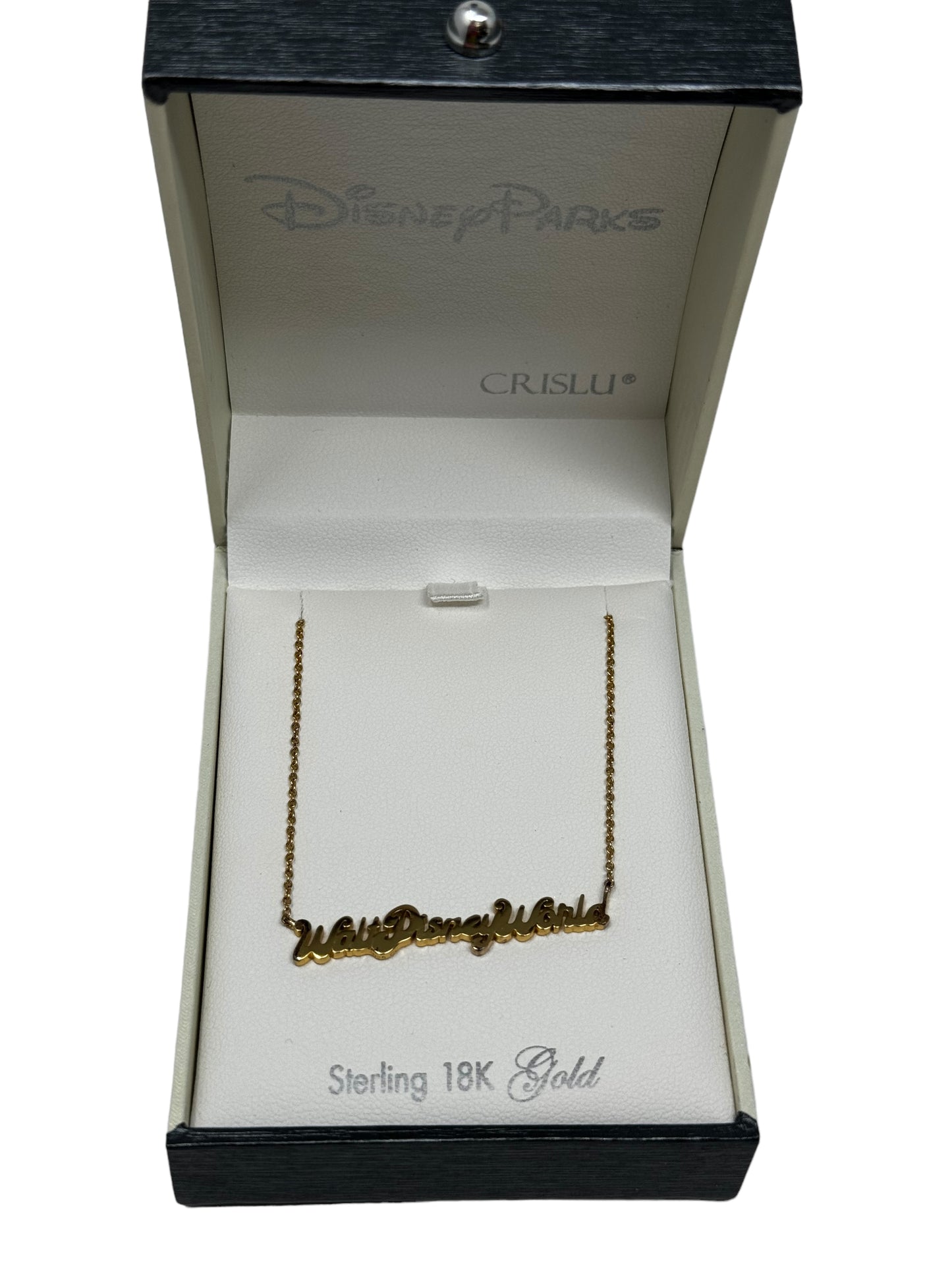 Walt Disney World Crislu Necklace