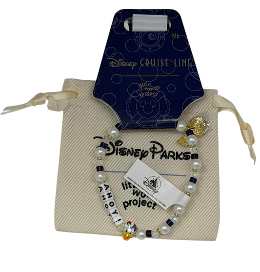 Disney Cruise Line Little Words Project Bracelet Ahoy Donald M/L
