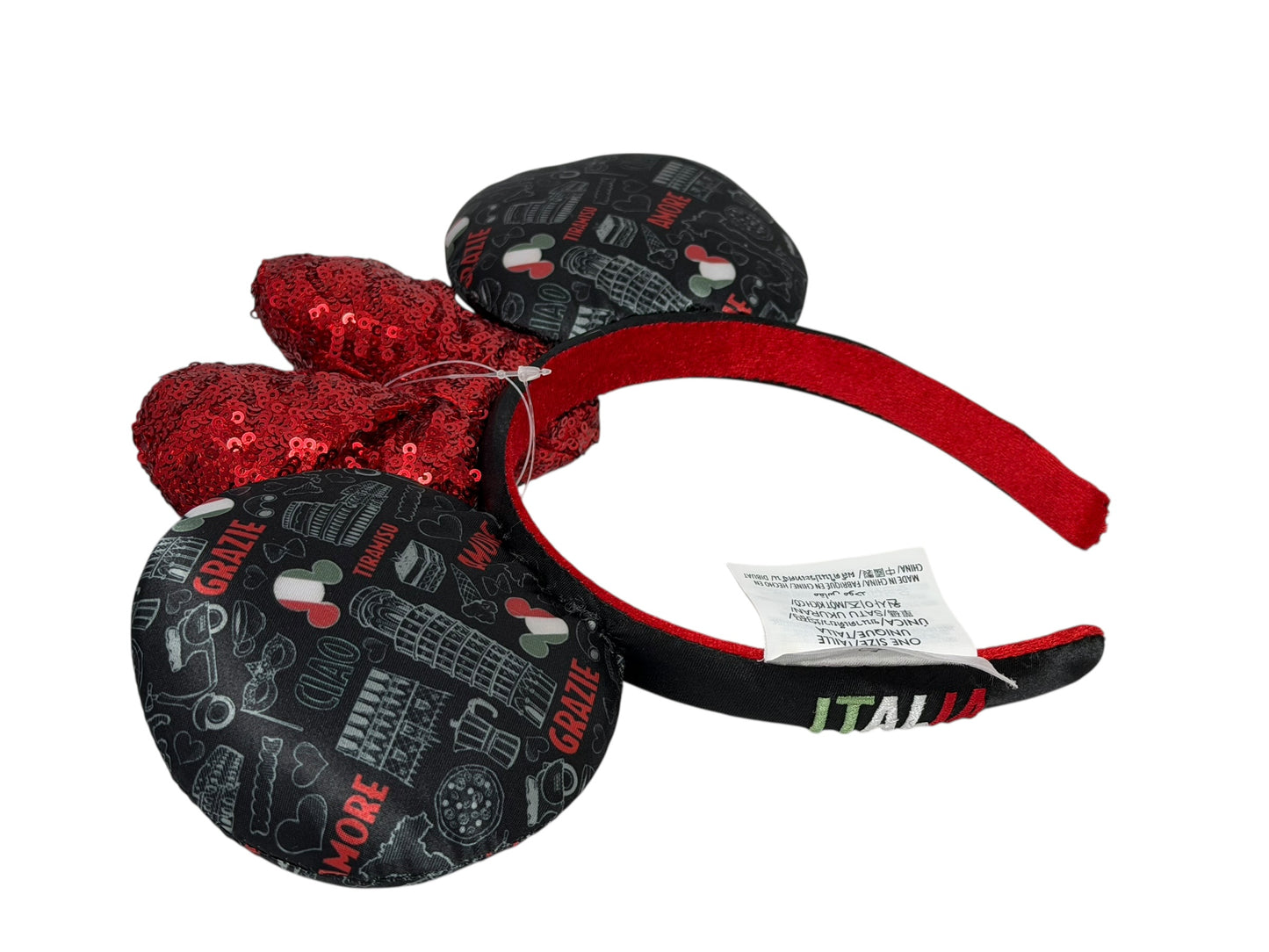 Disney Epcot Italy Italia Minnie Ear Headband-World Showcase
