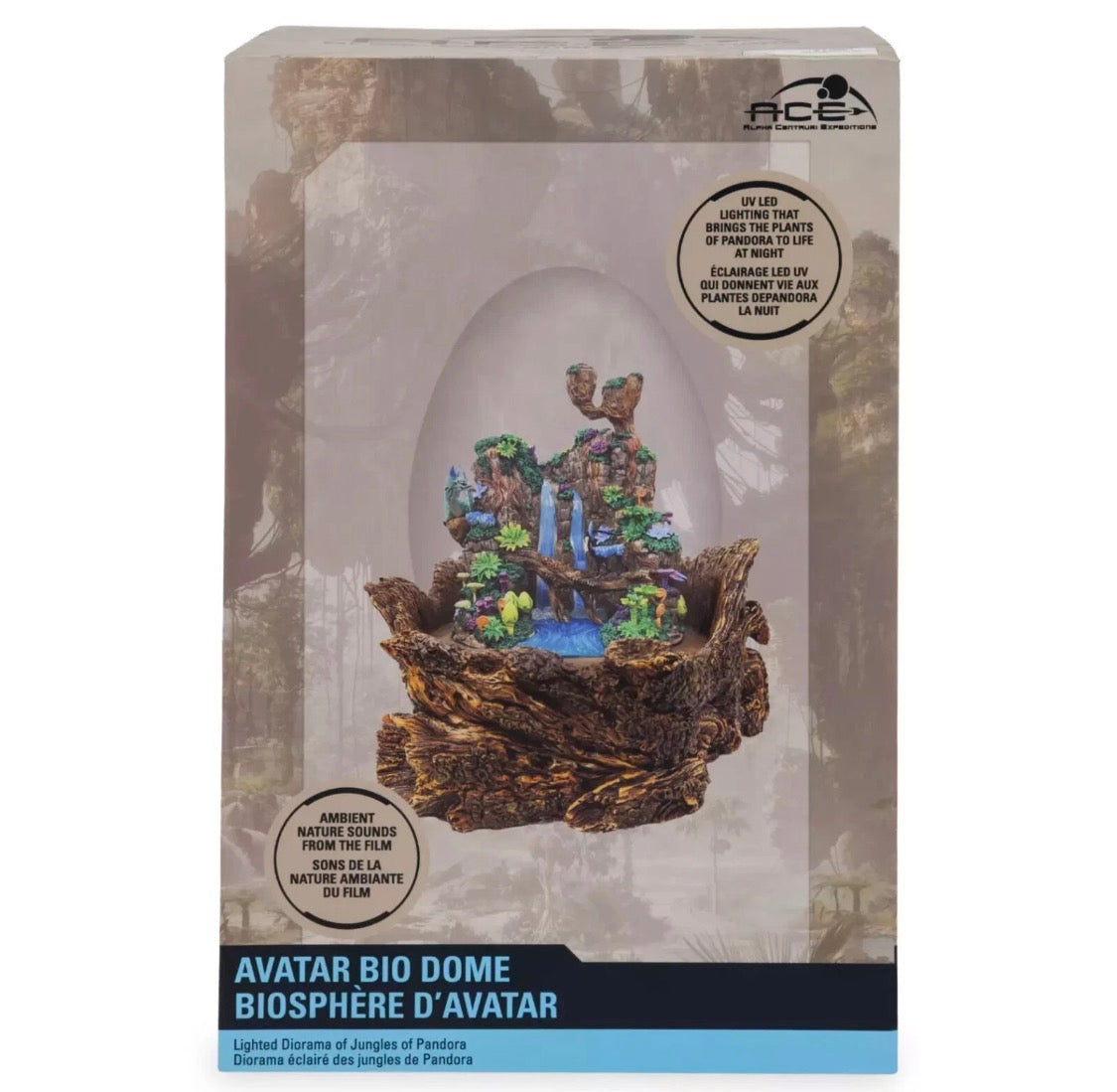 Disney Parks Avatar Bio Dome Lighted Diorama UV LED Figurine Statue
