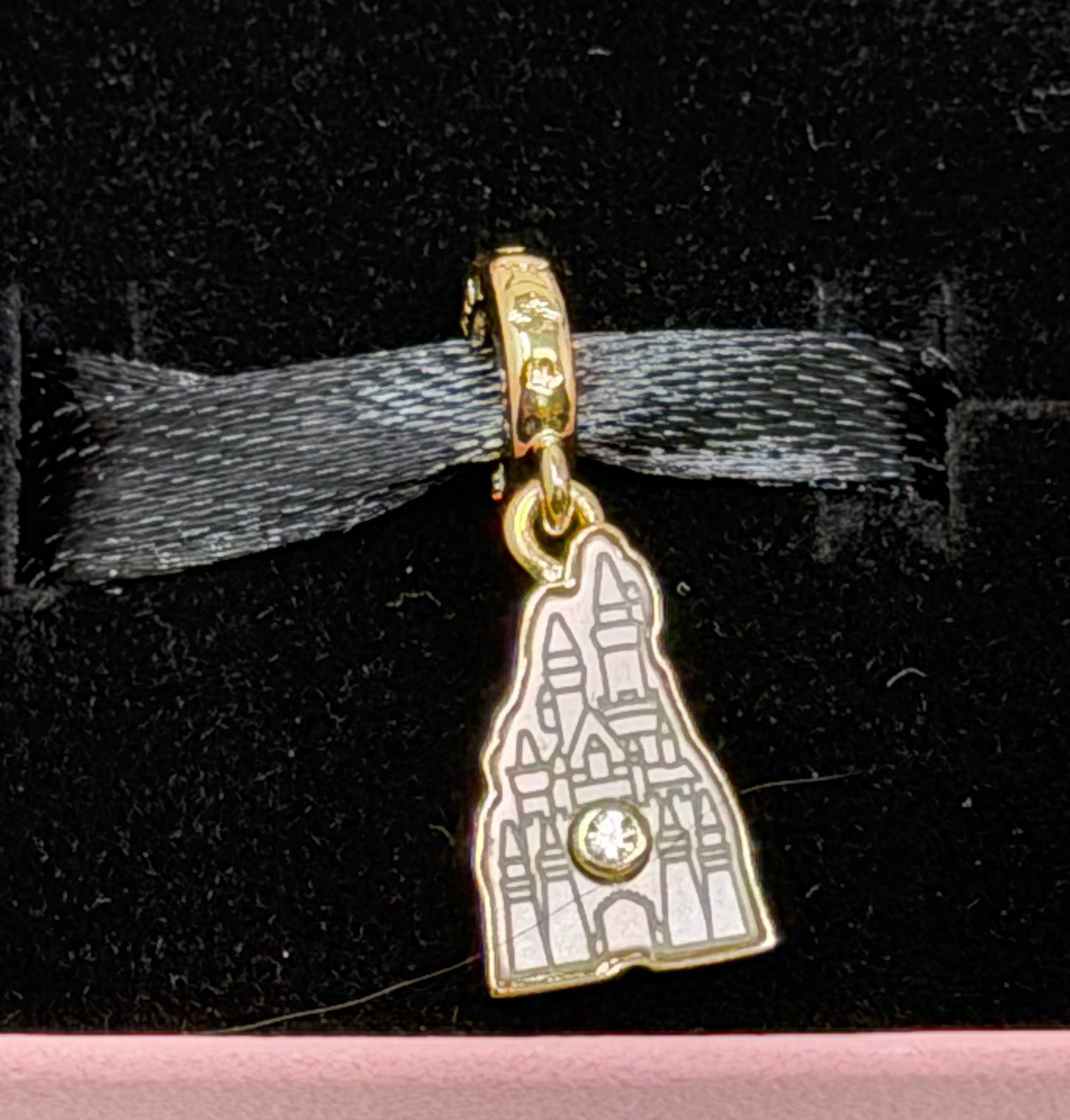 Disneyland Castle Opal Pandora Dangle Charm