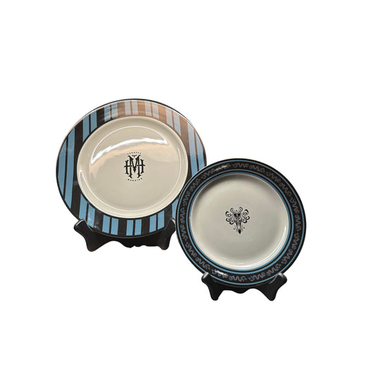 Disney Haunted Mansion Dinner and Dessert Plate 2 piece Set