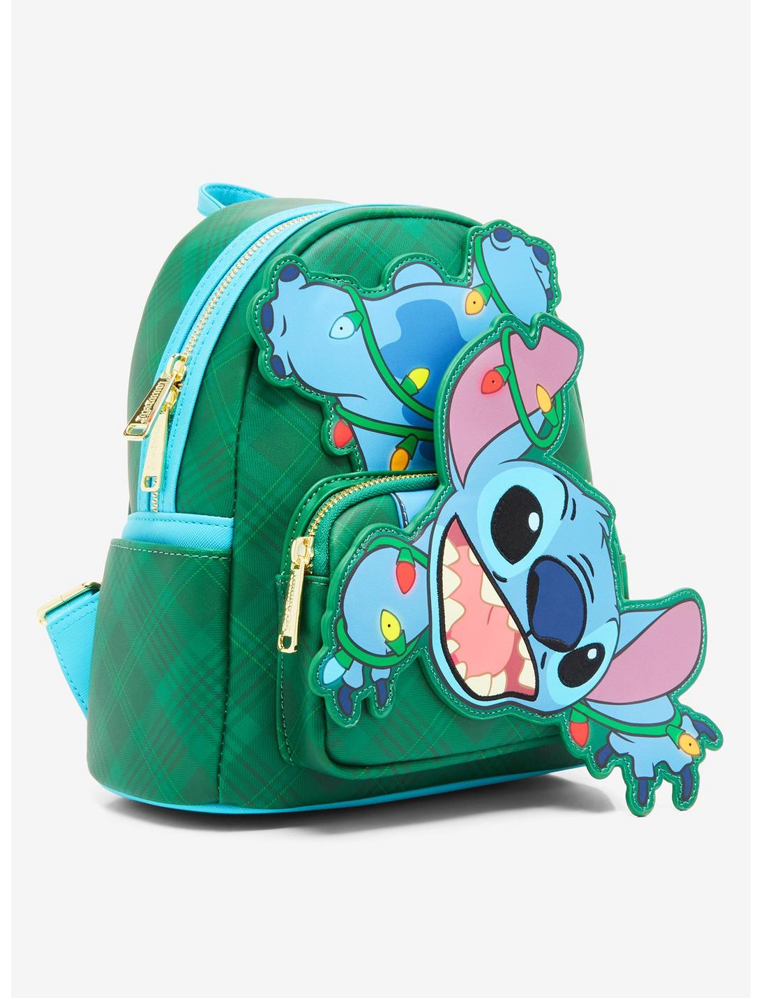 Disney Stitch Christmas Lights Stitch Light-Up Loungefly Backpack