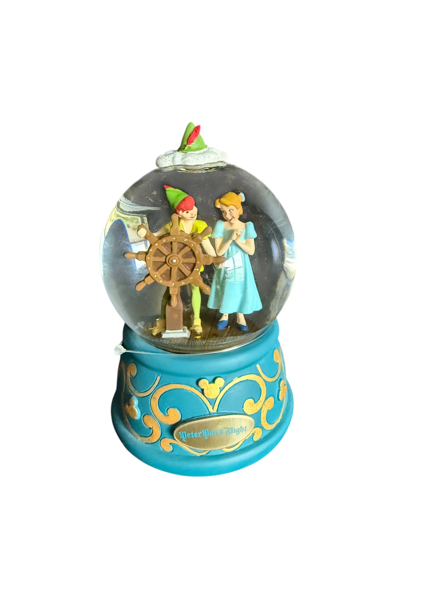 Disney Parks Peter Pan Glitter Water Globe