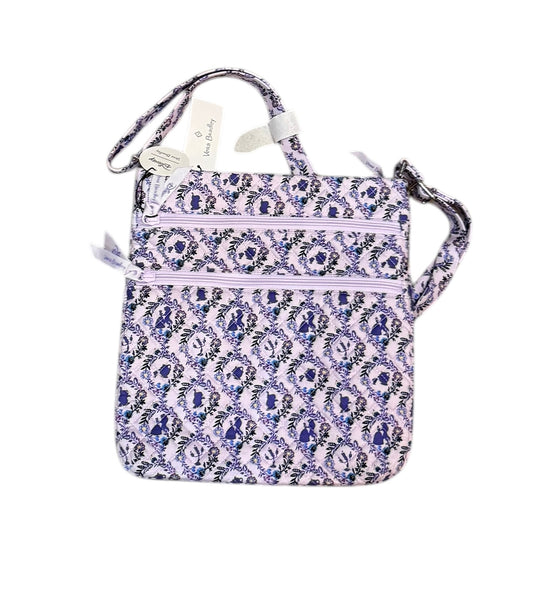 Disney Beauty & the Beast Vera Bradley Triple Zip Crossbody