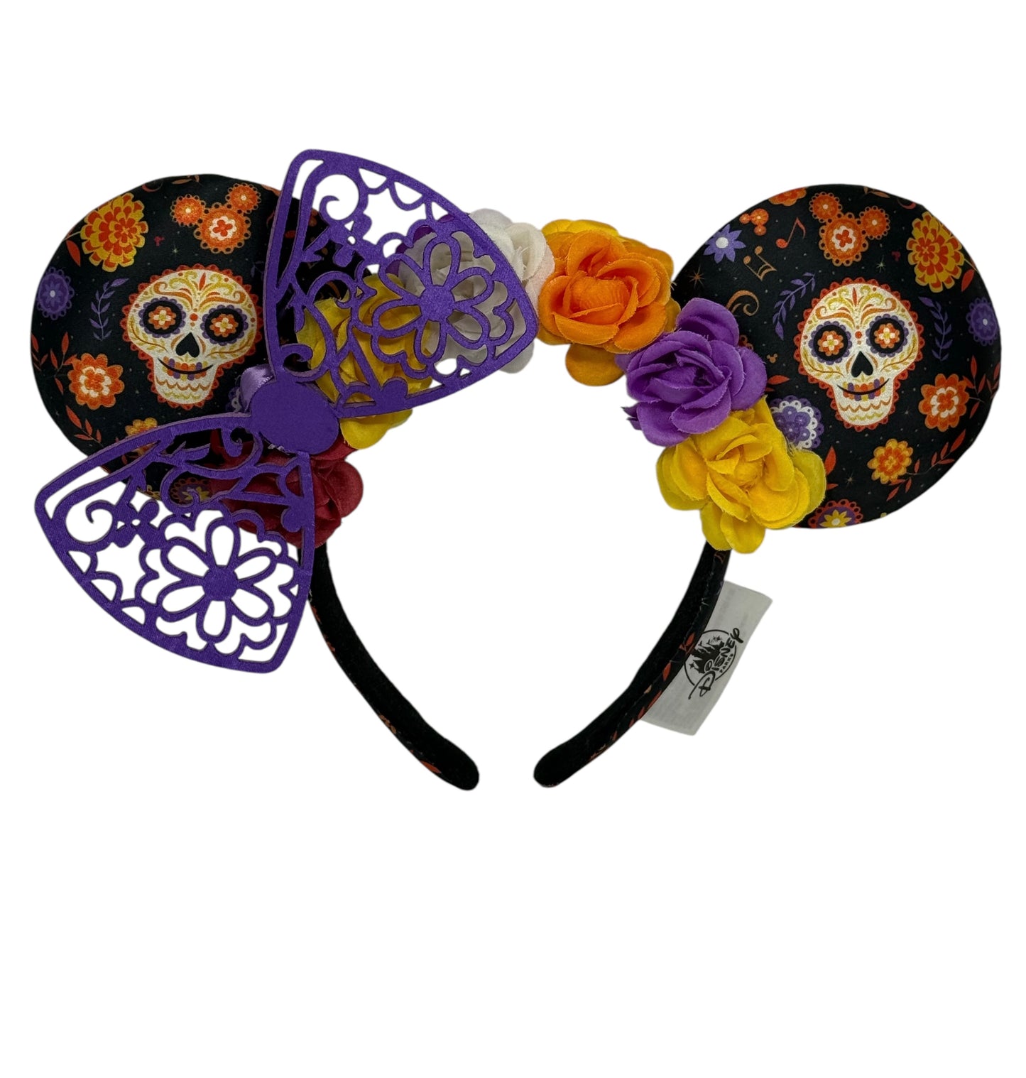 Disney Coco Day of the Dead Minnie Ears Headband Sugar Skulls