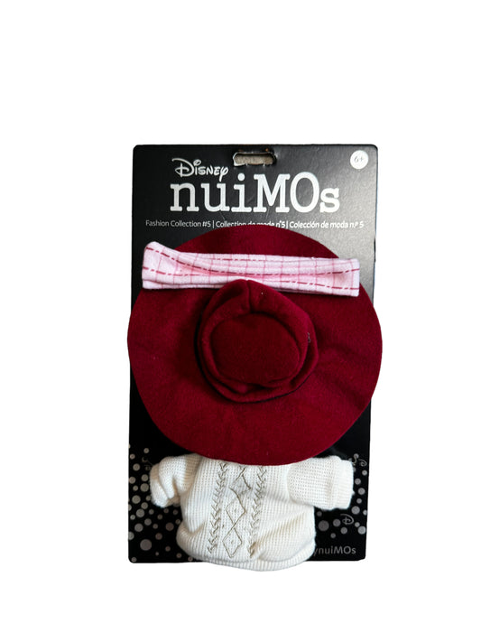 Disney NuiMOS Outfit-White Sweater Red Hat
