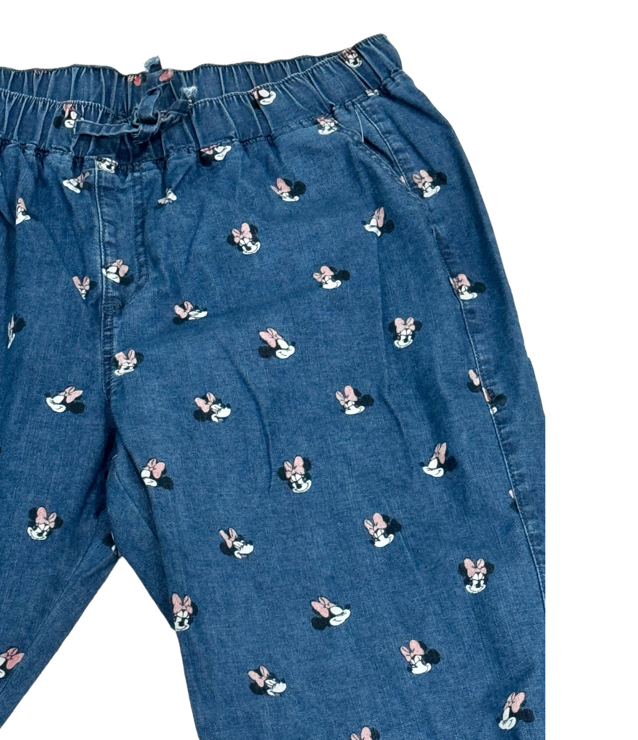 Disney Minnie Mouse Denim Jean Jogger Pants