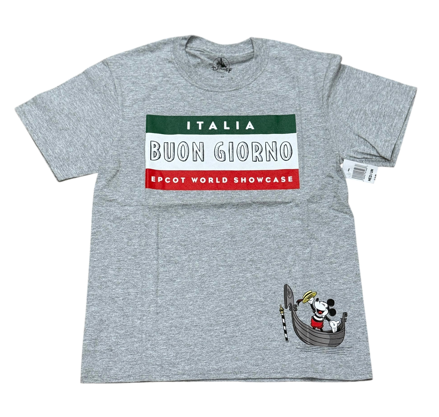 Disney Epcot Italy Mickey Shirt Kids Medium
