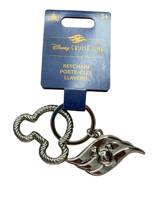 Disney Cruise Line Keychain Clip Mickey Rope DCL Icon
