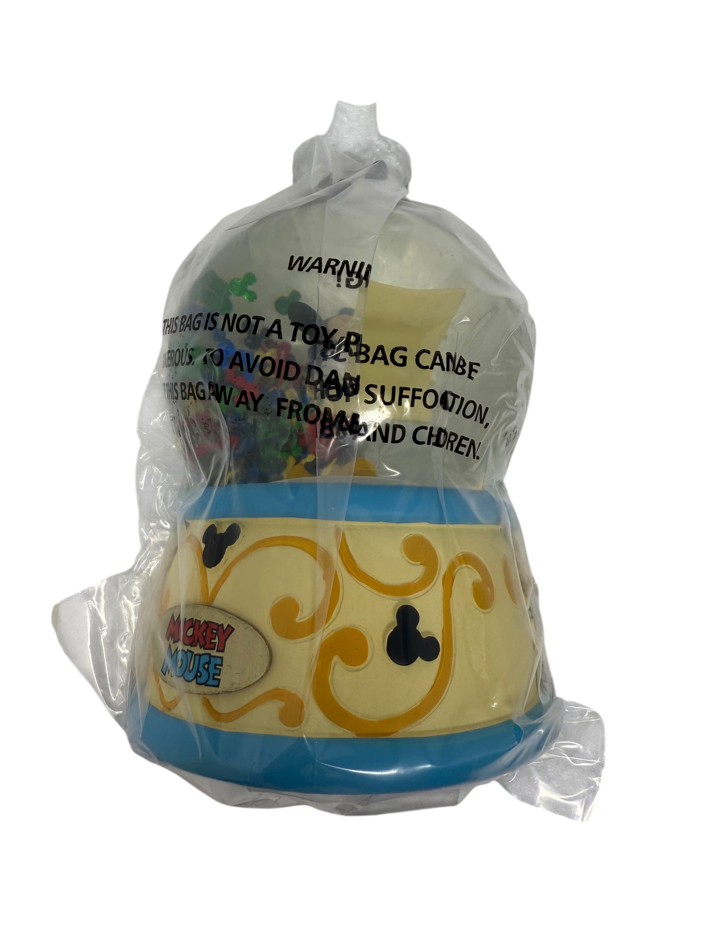 Disney Mickey Mouse Water Globe with Mickey Confetti