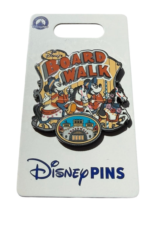 Disney BoardWalk Resort Pin-Mickey Minnie Carousel