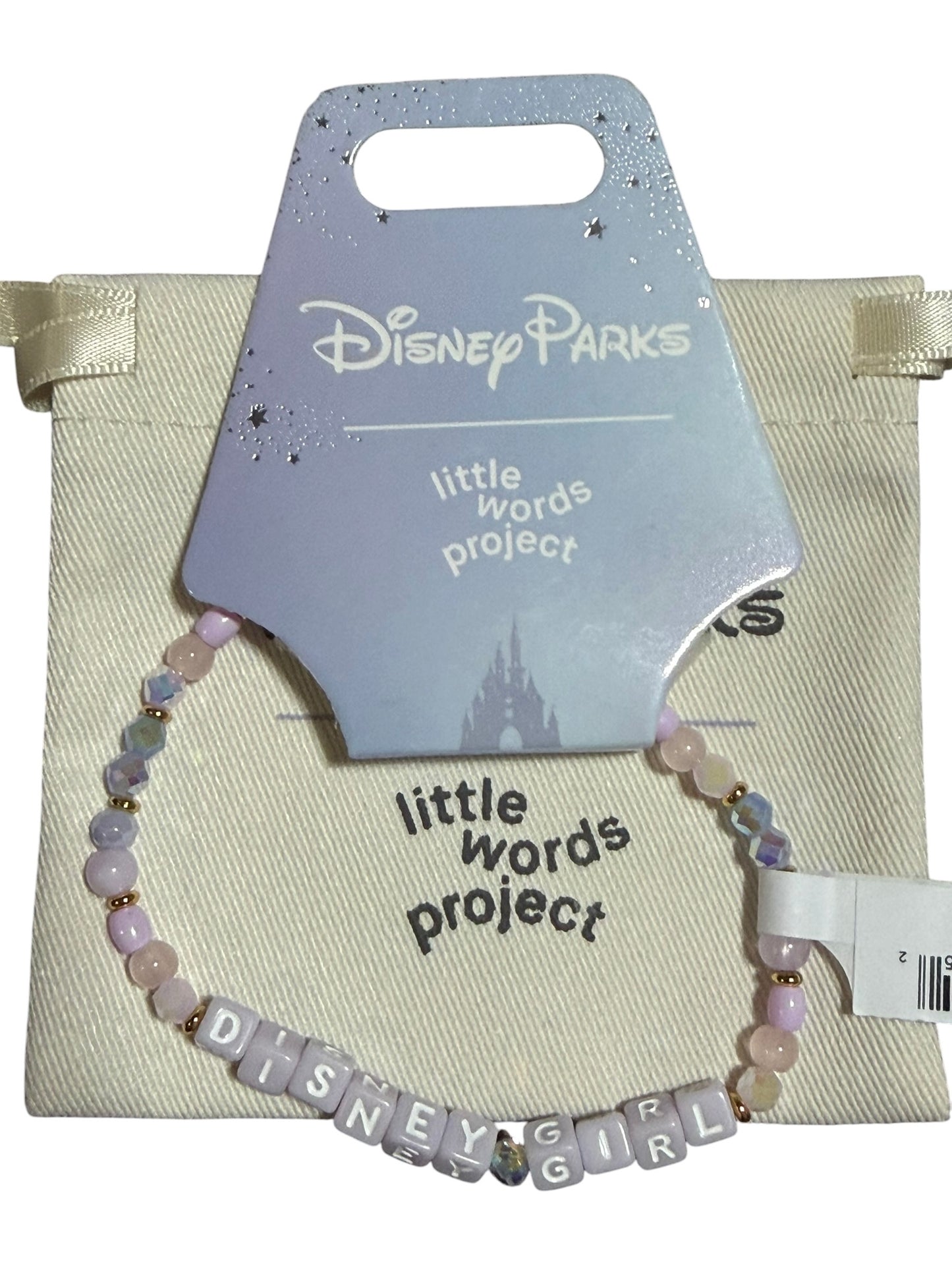 Disney Girl Little Words Project Beaded Bracelet