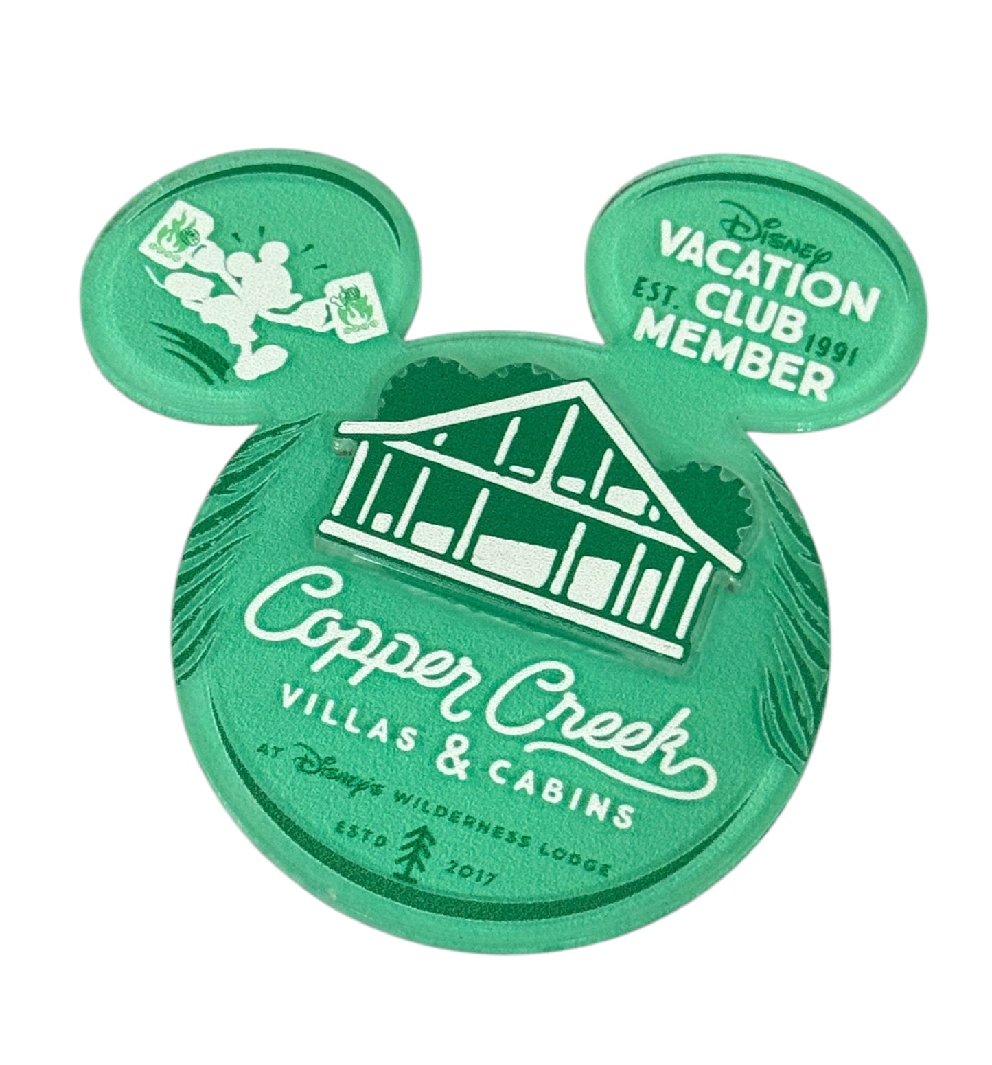 Disney Vacation Club Member Mickey Magnet-Copper Creek