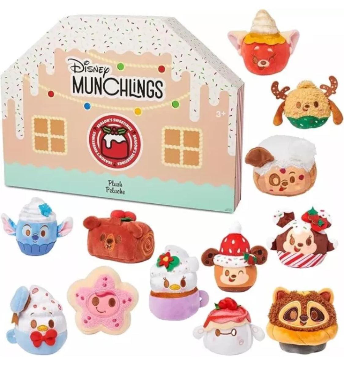 Disney Parks Munchlings Plush Advent Calendar 2023