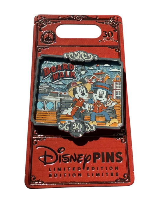Disney BoardWalk Resort 30 Years Pin Mickey Minnie