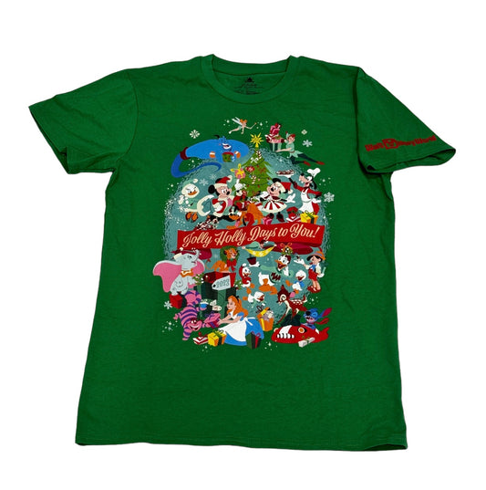 Walt Disney World Mickey & Friends Shirt 2023 Christmas medium Jolly Holly Days To You