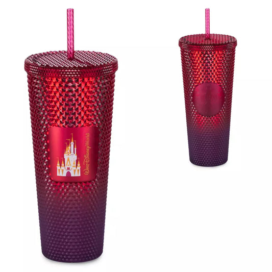 Walt Disney World Geometric Starbucks Tumbler with Straw - Red