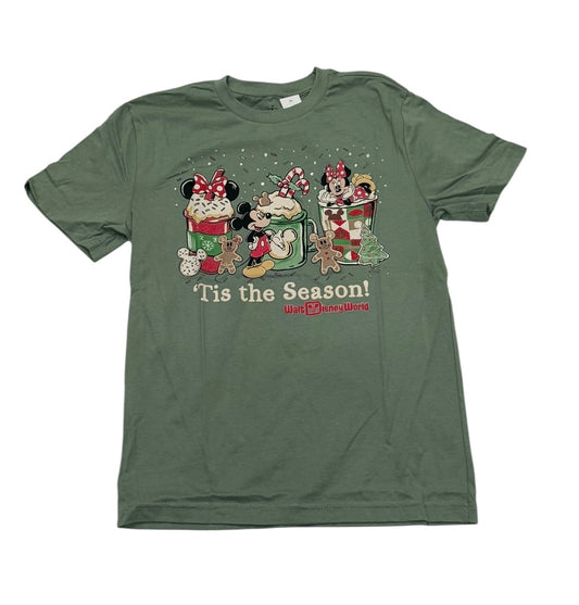 Disney Mickey Minnie Christmas Snack Shirt Hot Cocoa Tis the Season