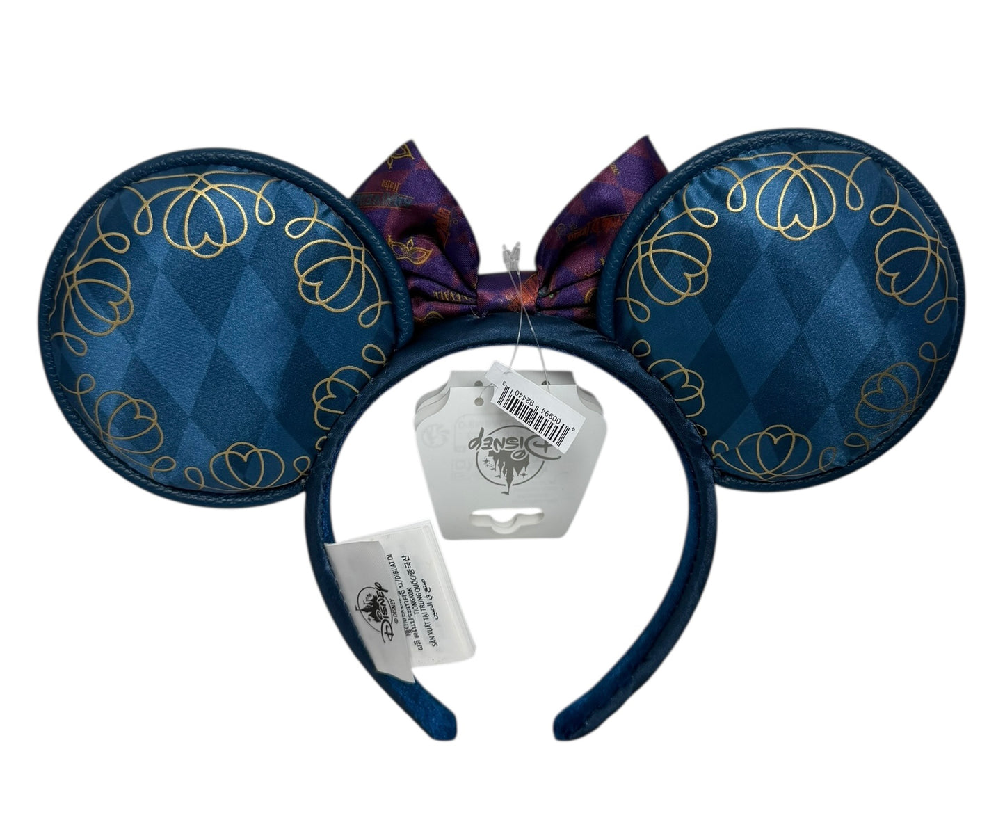 Disney Epcot Italy Carnival Ears Headband-Italia Mickey Minnie