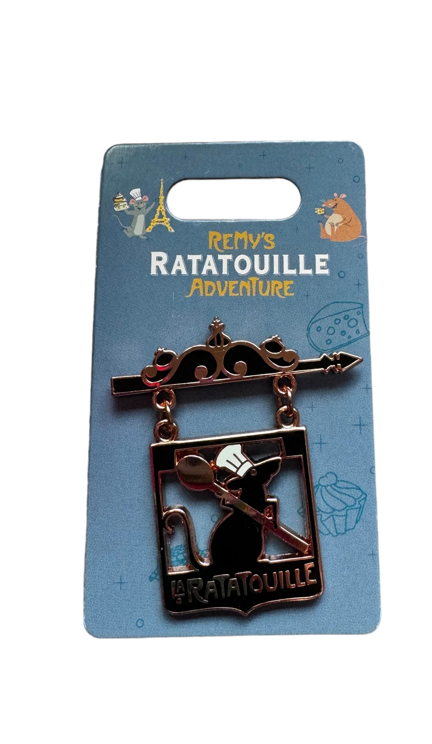 Disney Epcot Remy Ratatouille Adventure Pin-Cut Out Hinge