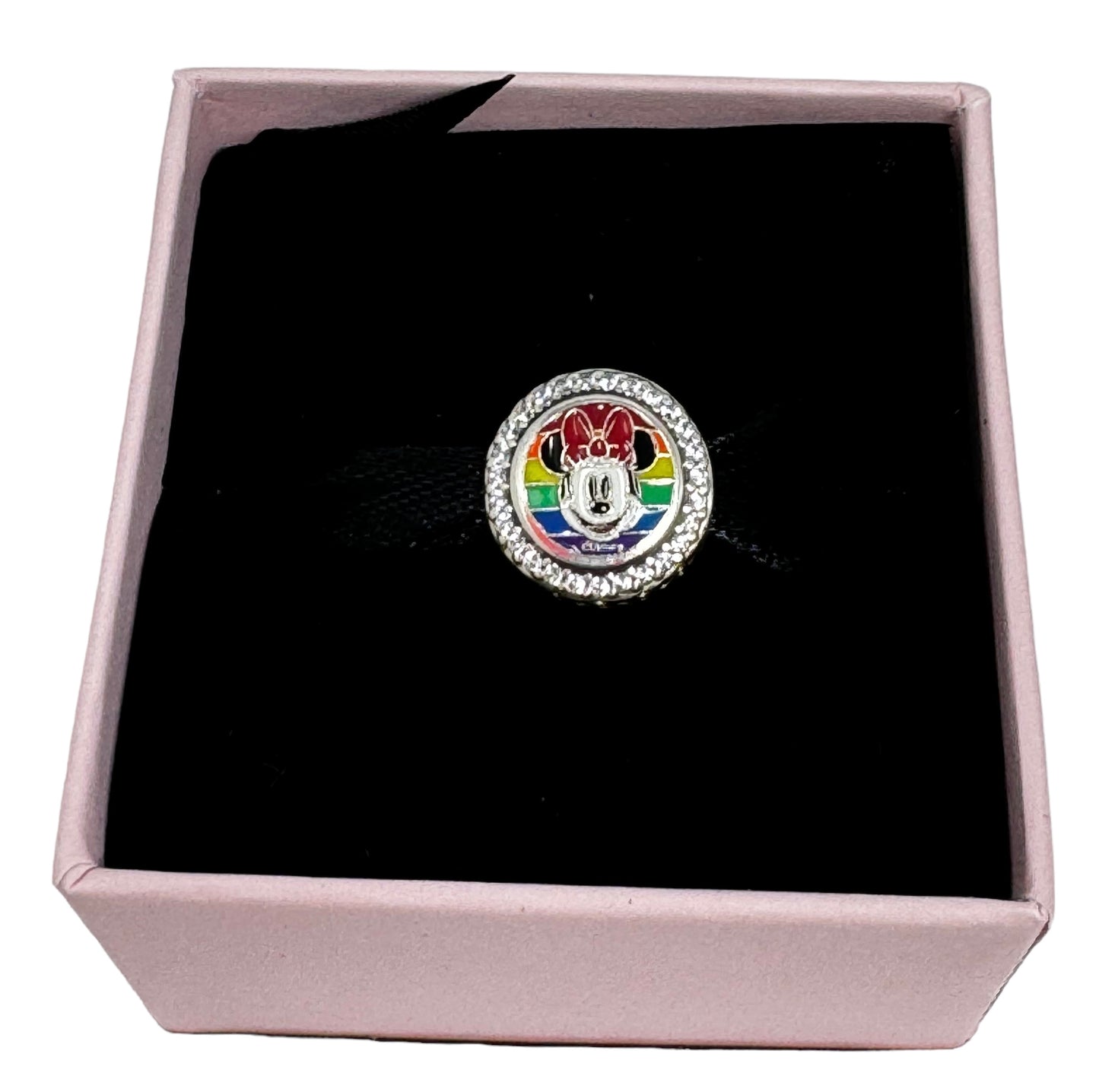 Disney Mickey Minnie Rainbow Pride Pandora Bead Charm