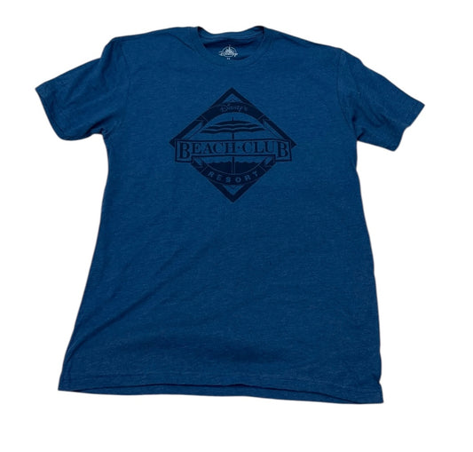Disney Beach Club Resort Logo Shirt-Blue