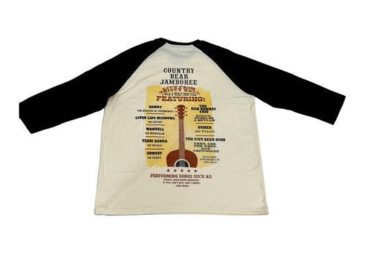 Disney Parks Country Bears Jamboree Raglan 3/4 Sleeve Shirt