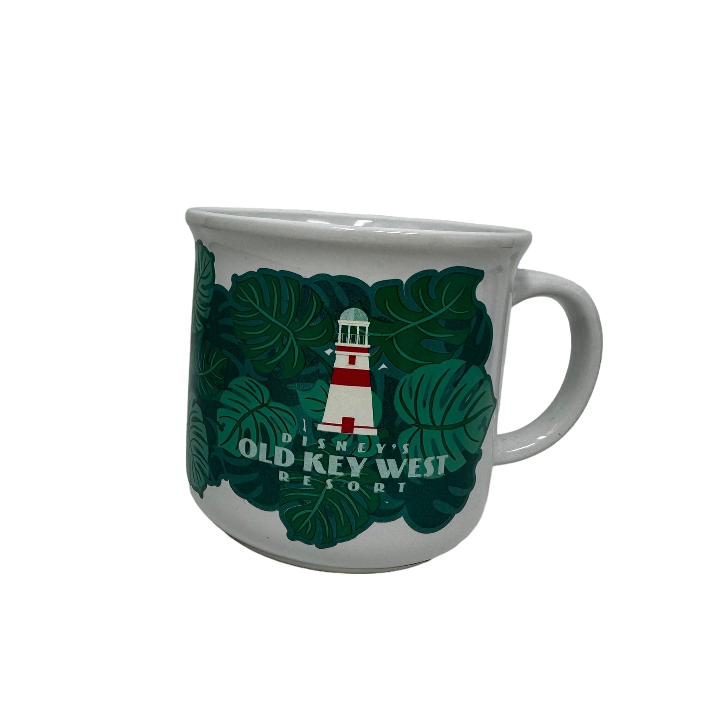 Disney Old Key West Mickey & Minnie Mug Lighthouse Tropical