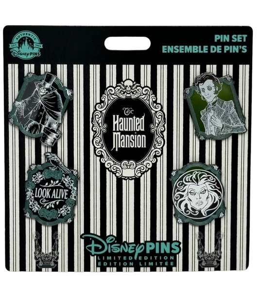 Disney Haunted Mansion Portrait Pin Set