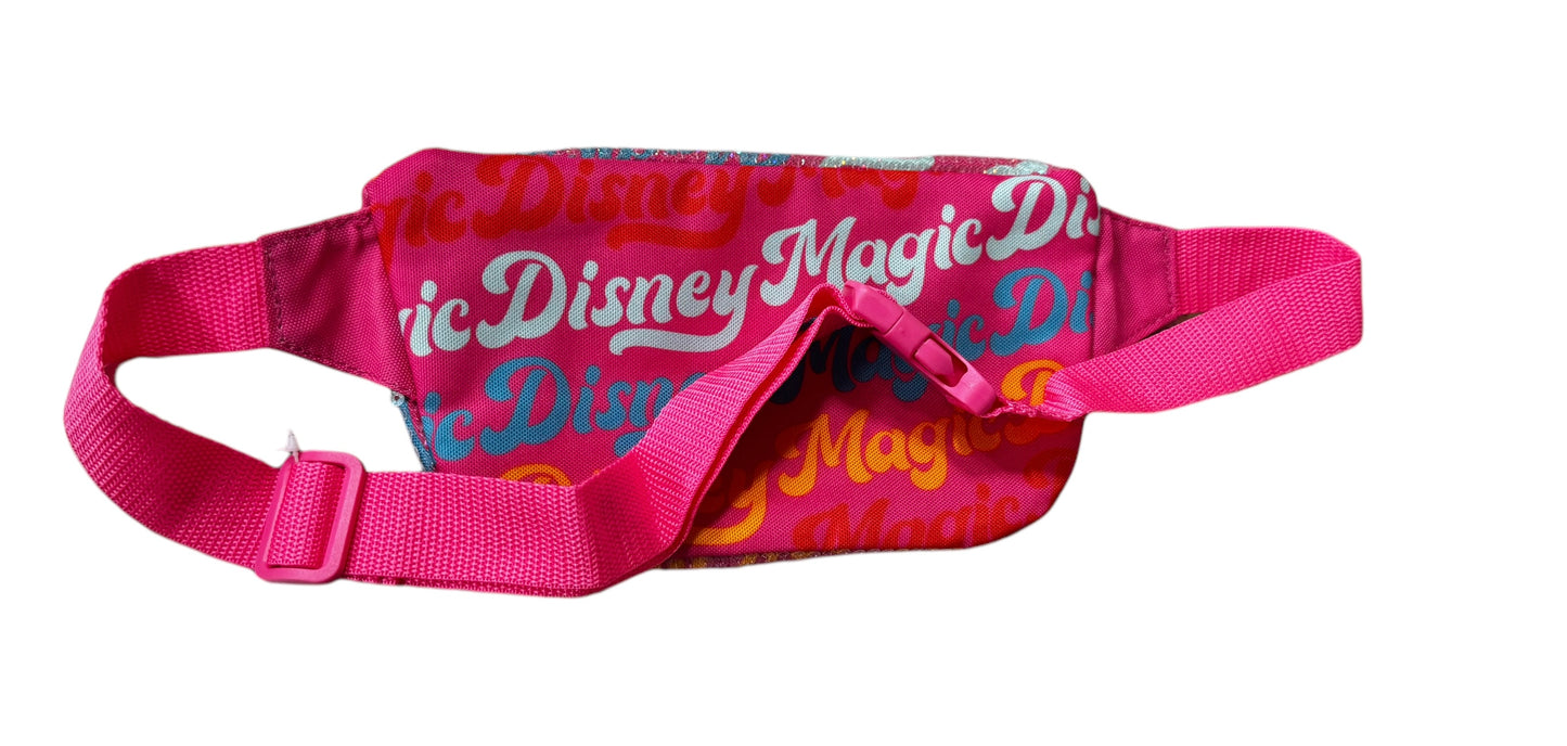 Disney Magic Castle Sequin Belt Bag Hip Pack Pouch