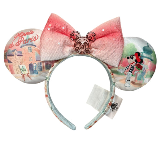 Disney Epcot France Mademoiselle Minnie Ears Headband-Embroidered Paris 2024