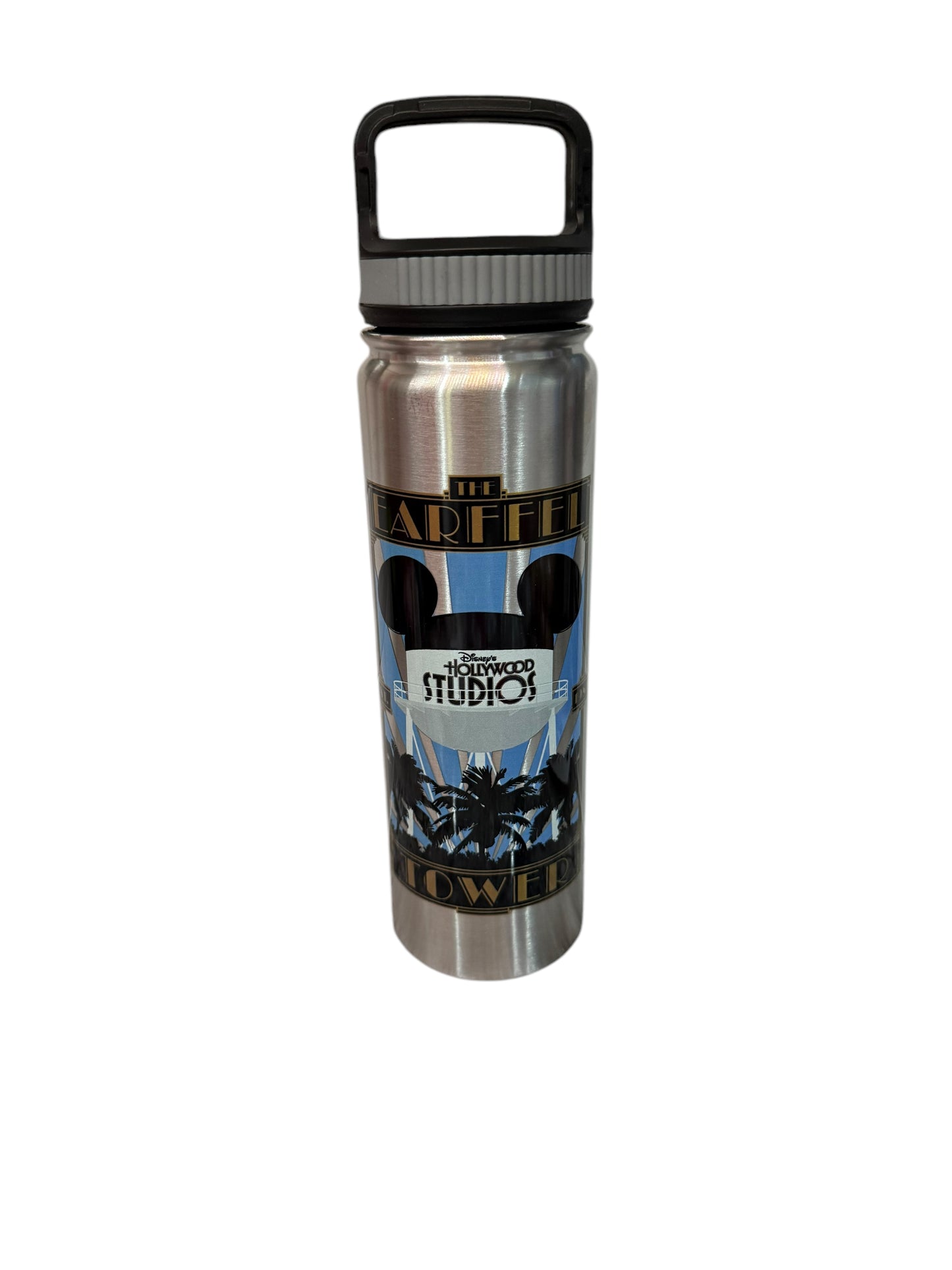 Disney Hollywood Studios Earffel Tower Water Bottle Stainless