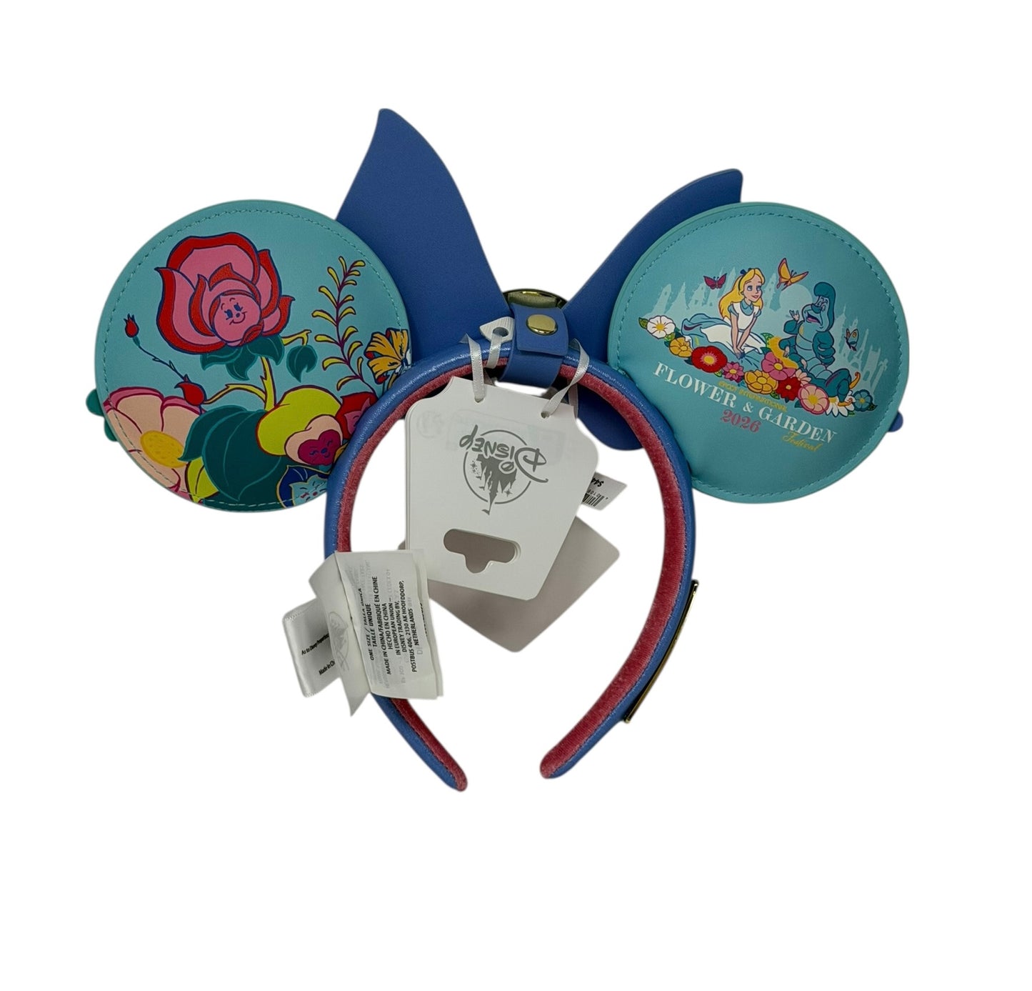 Disney Epcot Flower & Garden 2026 Loungefly Ears Headband-Alice Butterfly