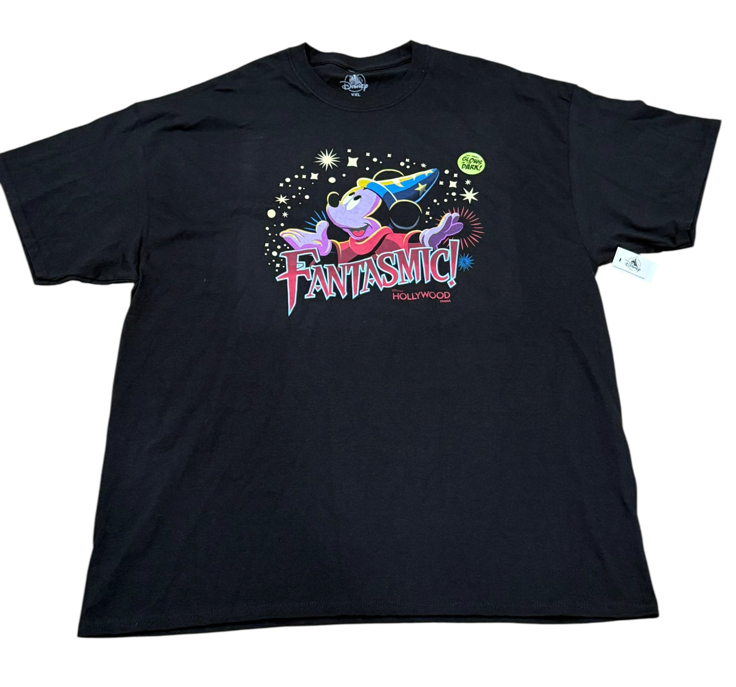 Disney Parks Sorcerer Mickey Fantasmic Shirt-Glow in the Dark