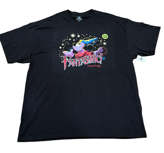 Disney Parks Sorcerer Mickey Fantasmic Shirt-Glow in the Dark
