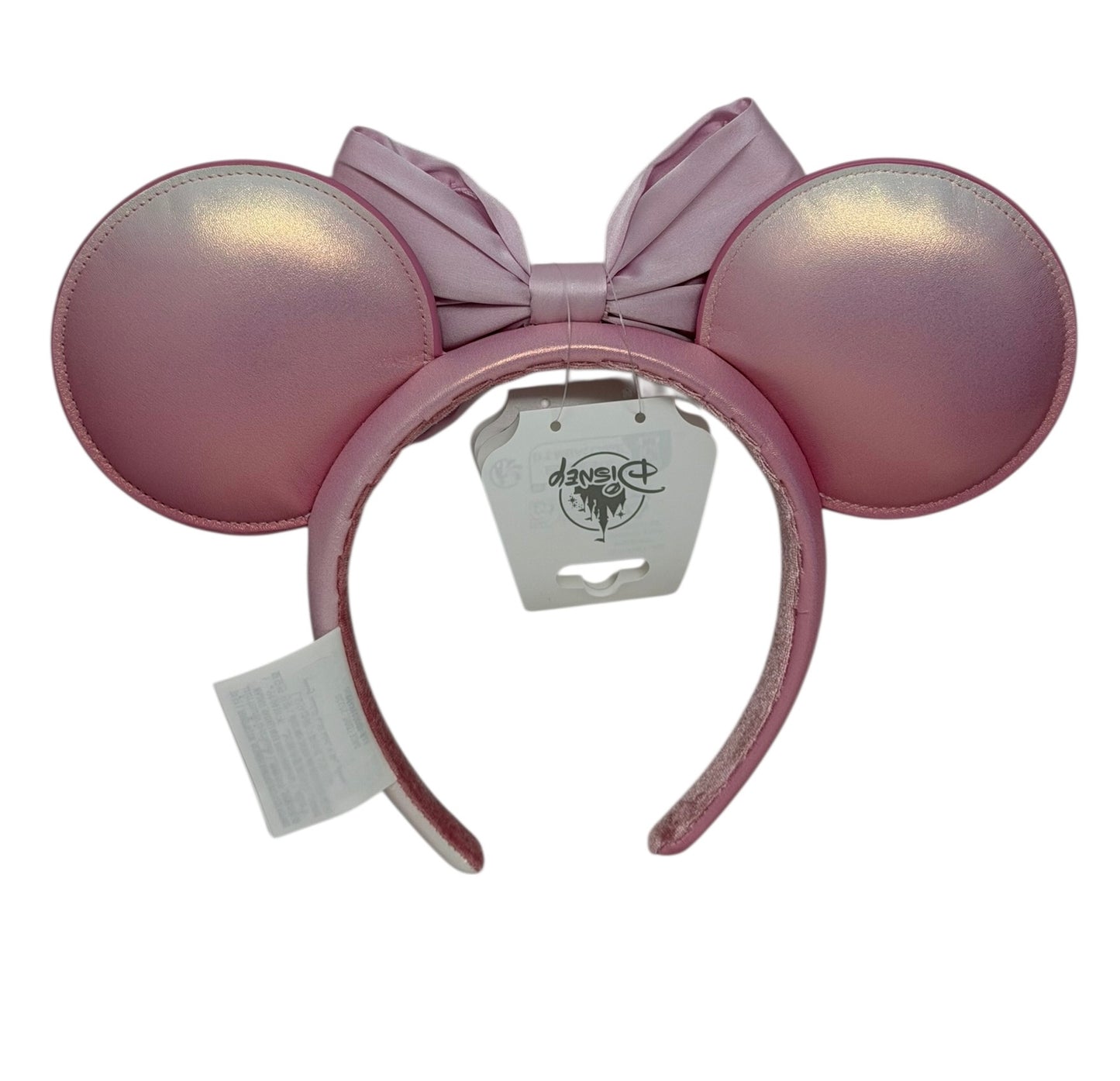 Disney Minnie Ears Headband-Pink Iridescent Pearl