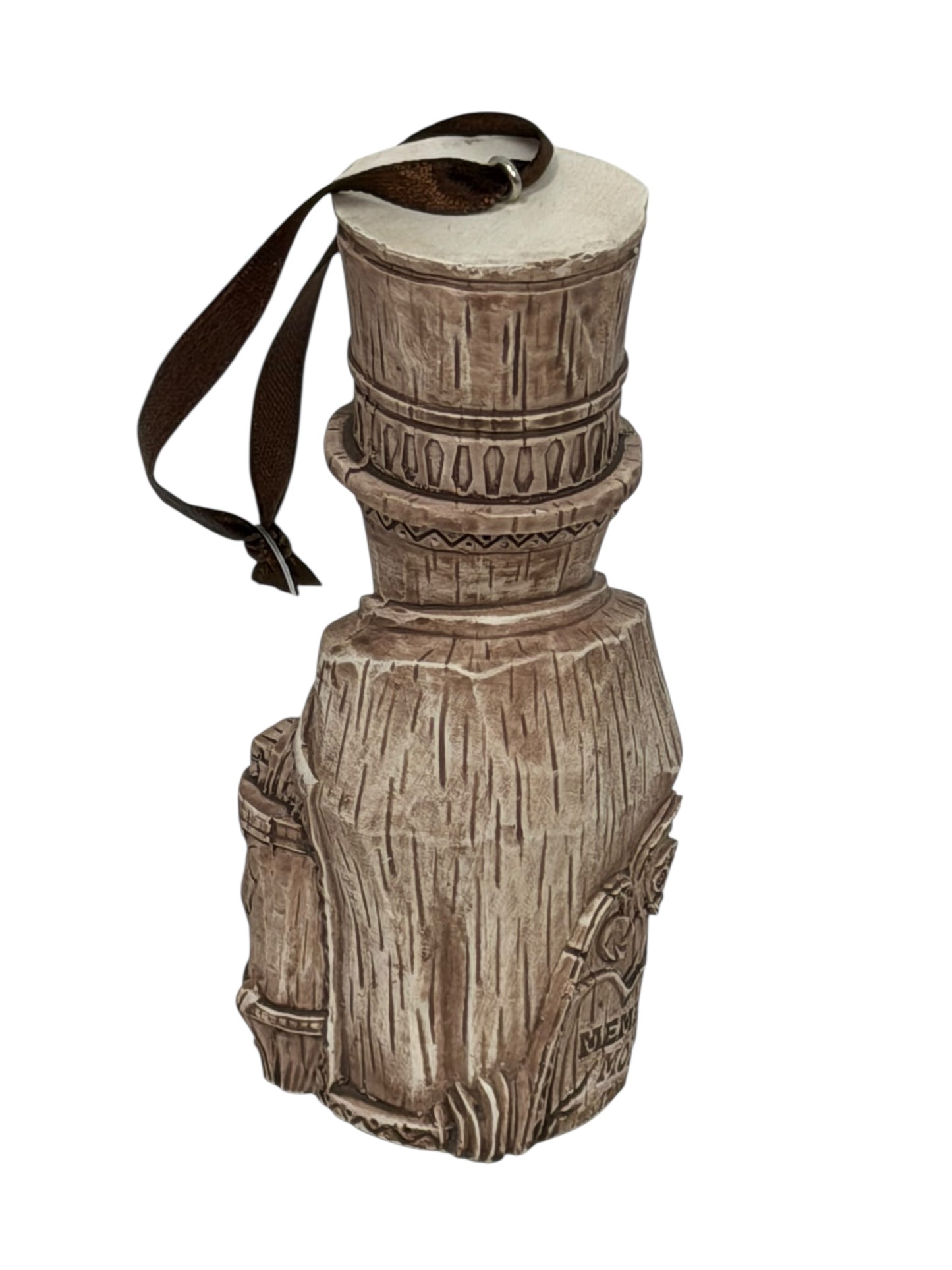 Disney Haunted Mansion Hatbox Ghost Trader Sam's Enchanted Tiki Bar Ornament 2nd Edition