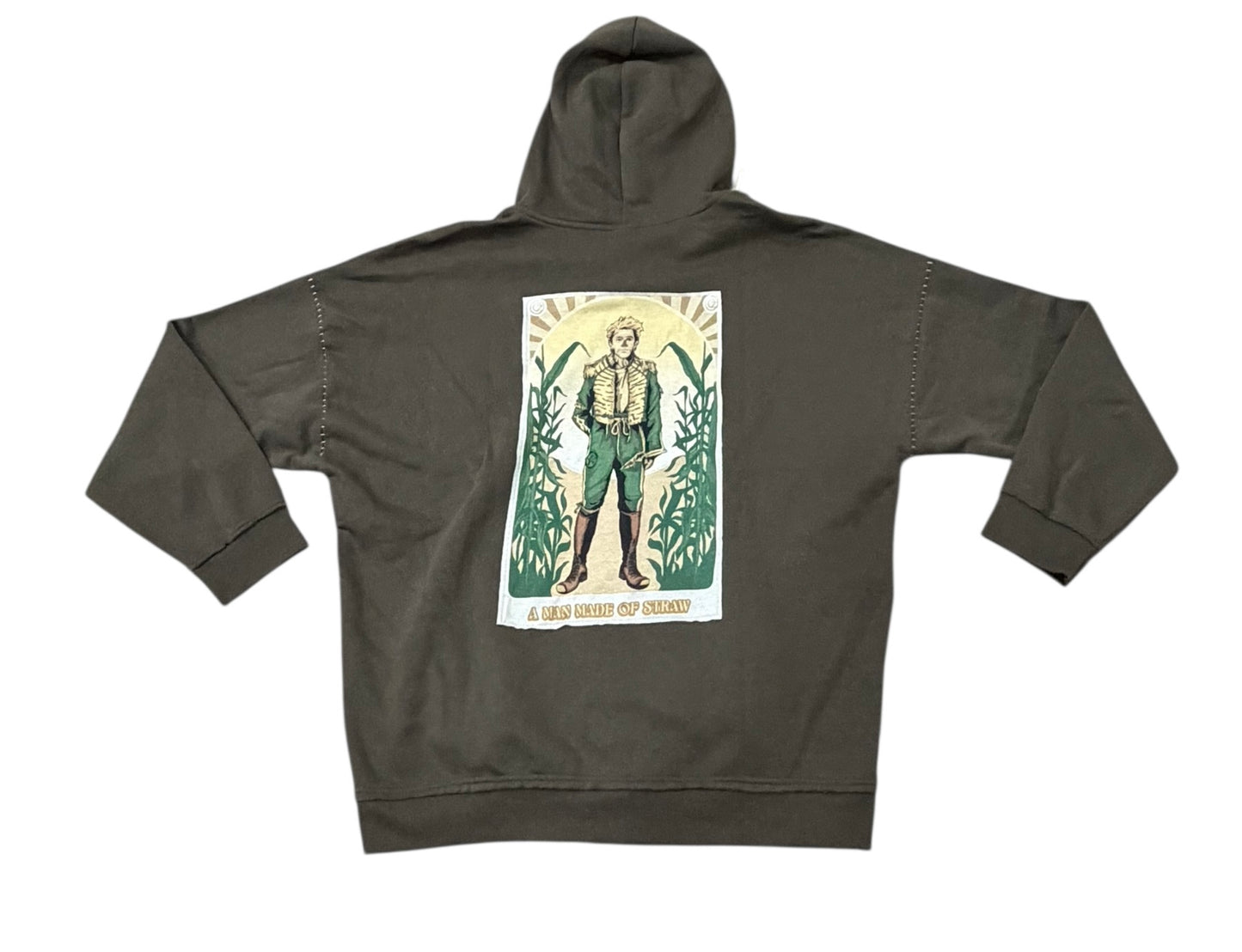 Universal Studios Wicked Fiyero Scarecrow Zip Hoodie-Yellow Brick Road