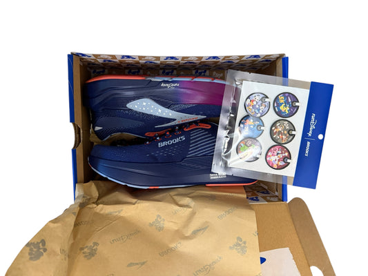 2026 runDisney WDW Brooks Ghost Max MK Castle Womens Sz 10.5 Lace Badges Included