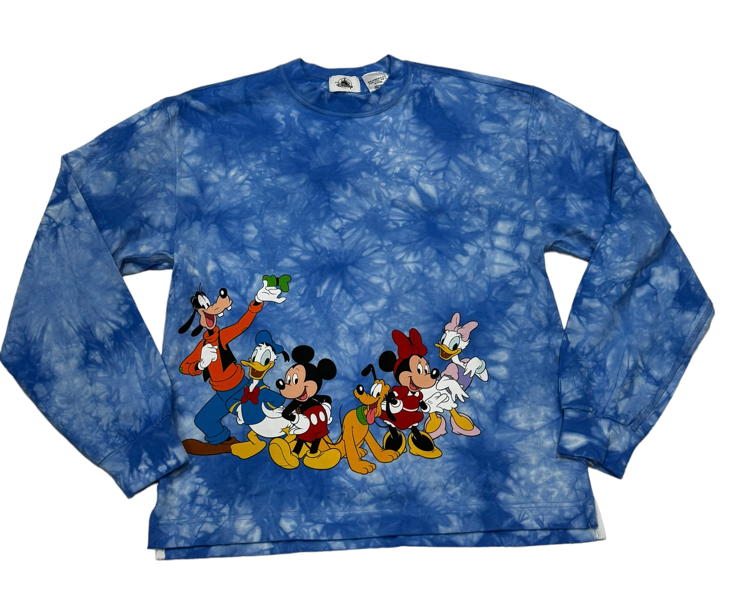 Walt Disney World Celebration Crew Mickey & Friends Tie Dye Long Sleeve XS