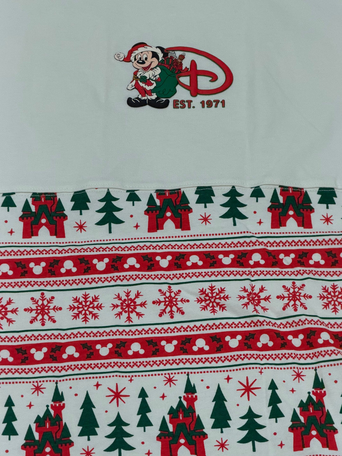 Walt Disney World Mickey Castle Spirit Jersey-Ugly Sweater