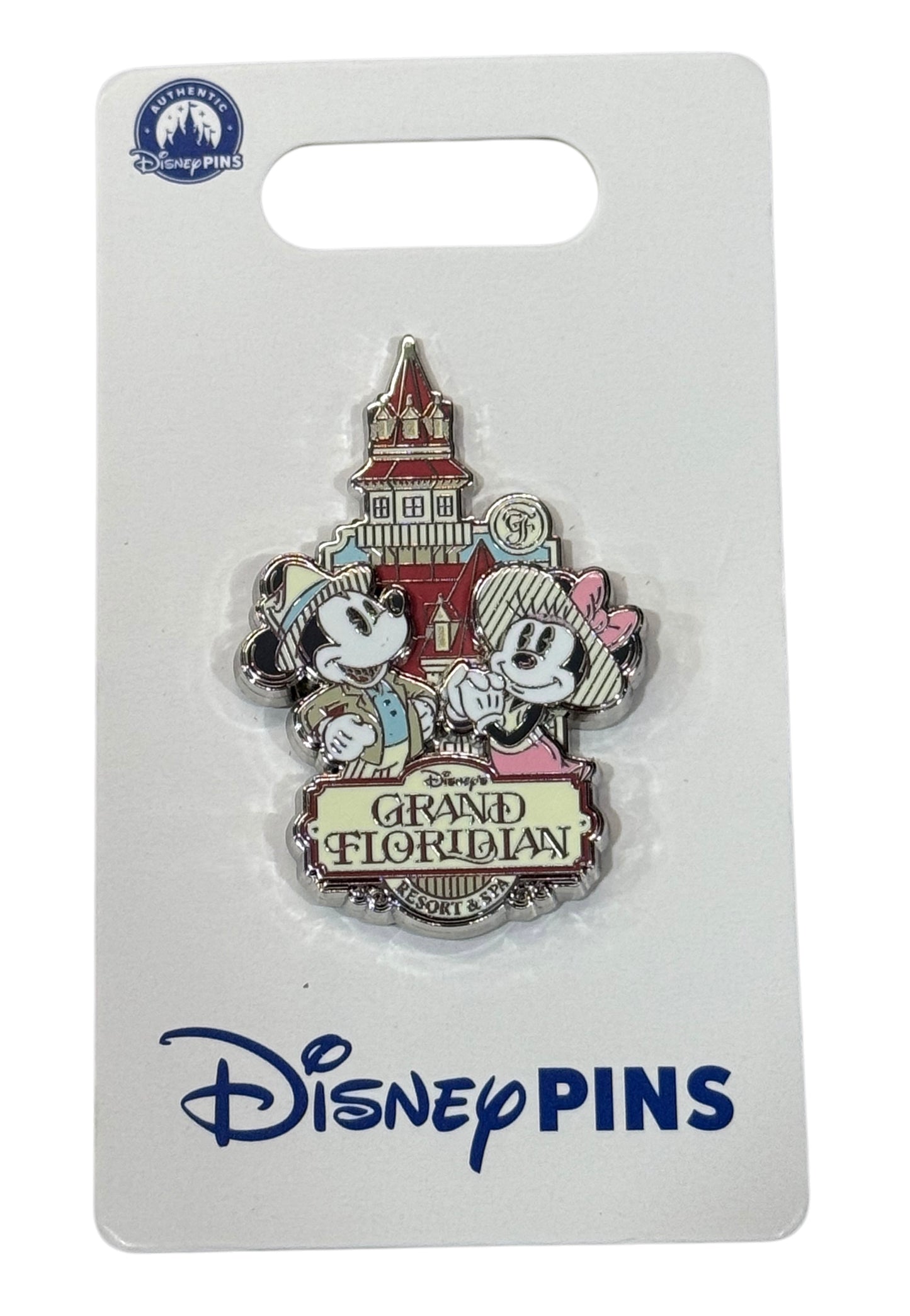 Disney Grand Floridian Resort Pin-Mickey Minnie Dapper