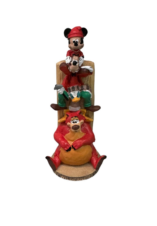 Disney Wilderness Resort Totem Figural Magnet Mickey, Goofy, Donald, Humphrey