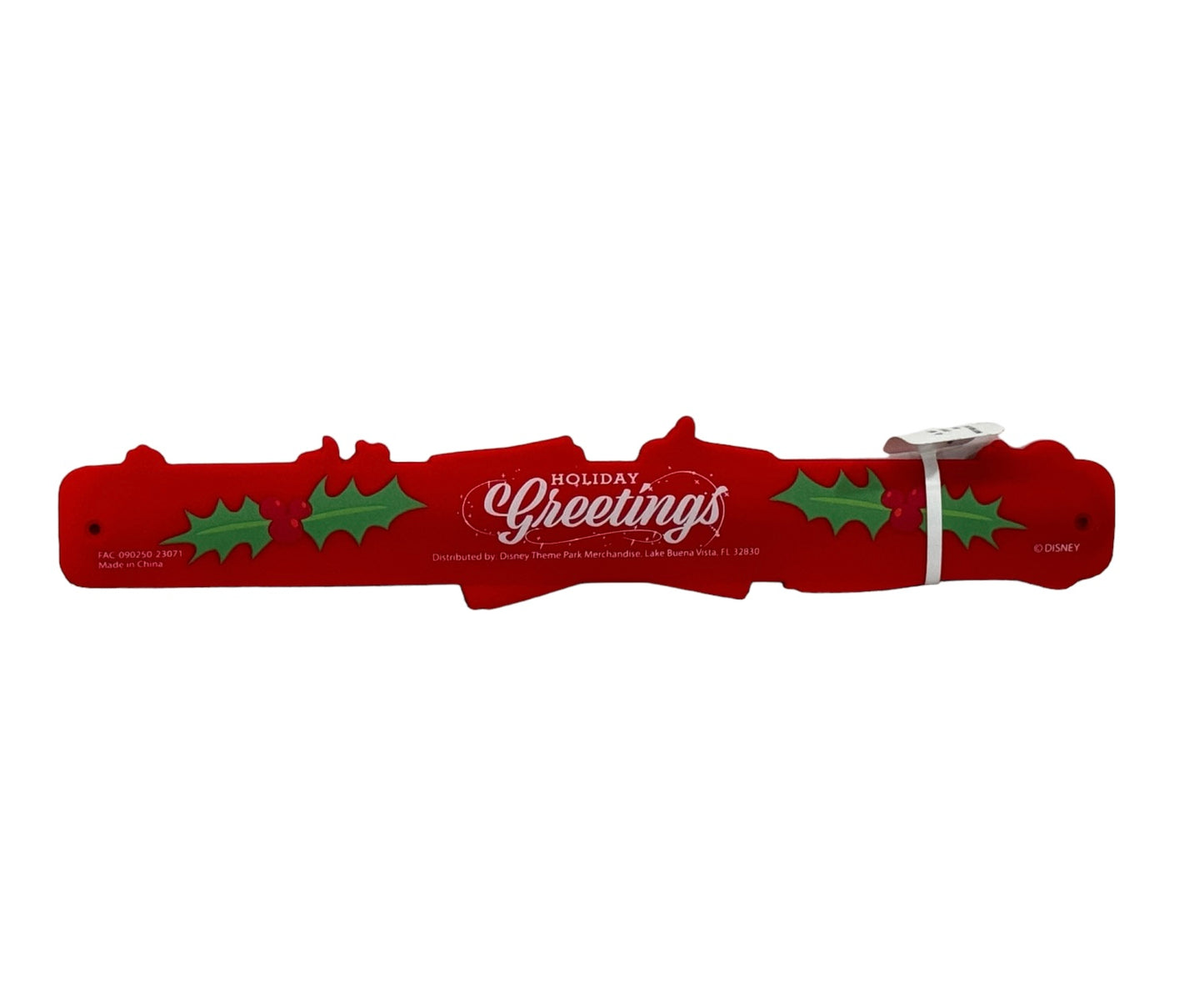 Disney Holiday Greetings Mickey & Friends Slap Wrap Bracelet