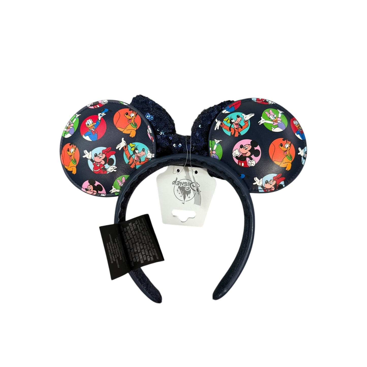 Disney Mickey & Friends Navy Circle Ear Headband