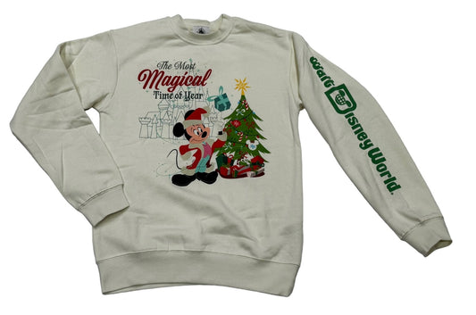 Walt Disney World Santa Mickey Castle Pullover